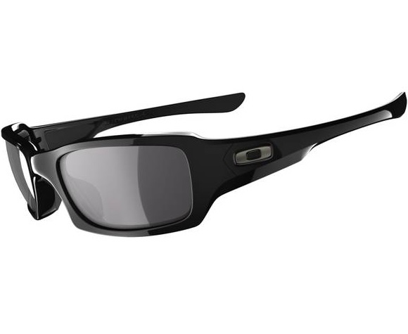 Oakley Fives Squared Polished Black/Black Iridium Polarized