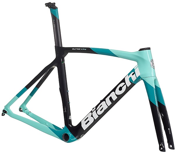 Rámový set Bianchi Oltre XR4 CV Disc Carbon Celeste Metron 5D