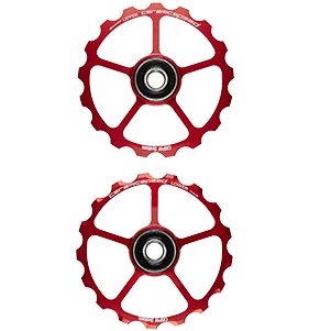 Kladky CeramicSpeed 17T Shimano 11sp červené