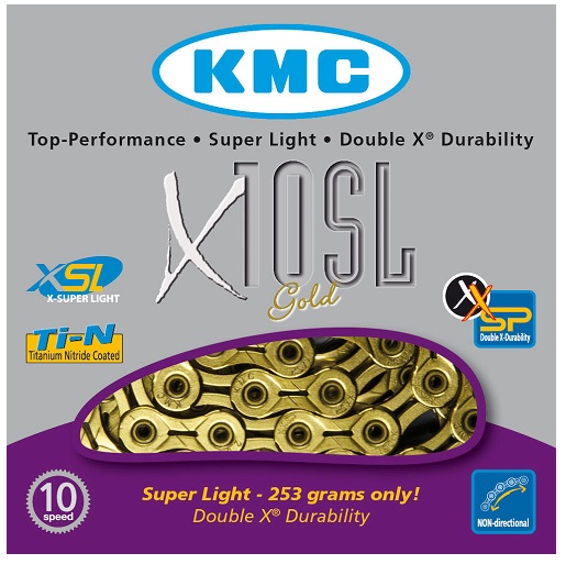 Reťaz KMC X10SL Gold