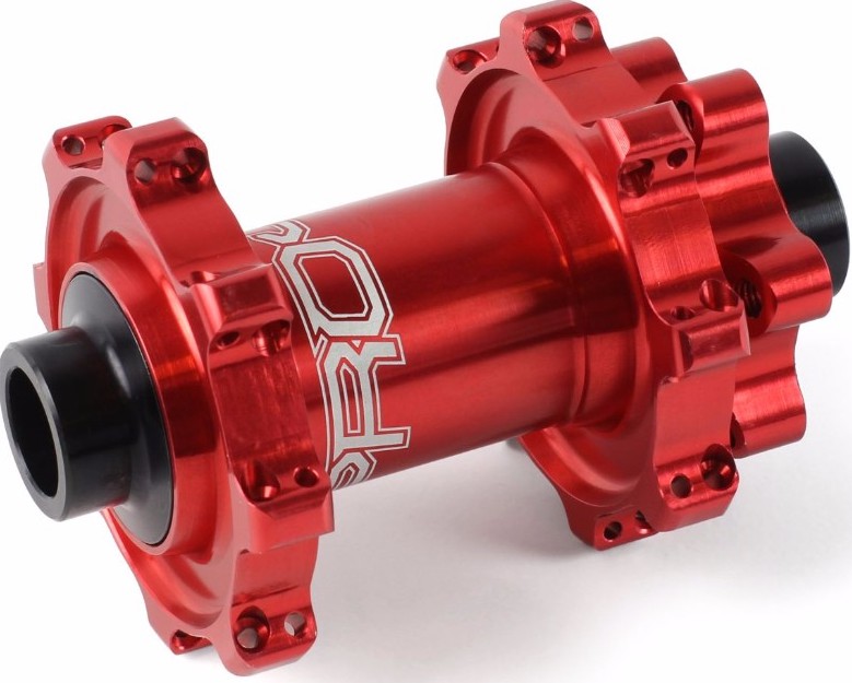 MTB náboj Hope Pro 4 Straightpull 15x100mm červený