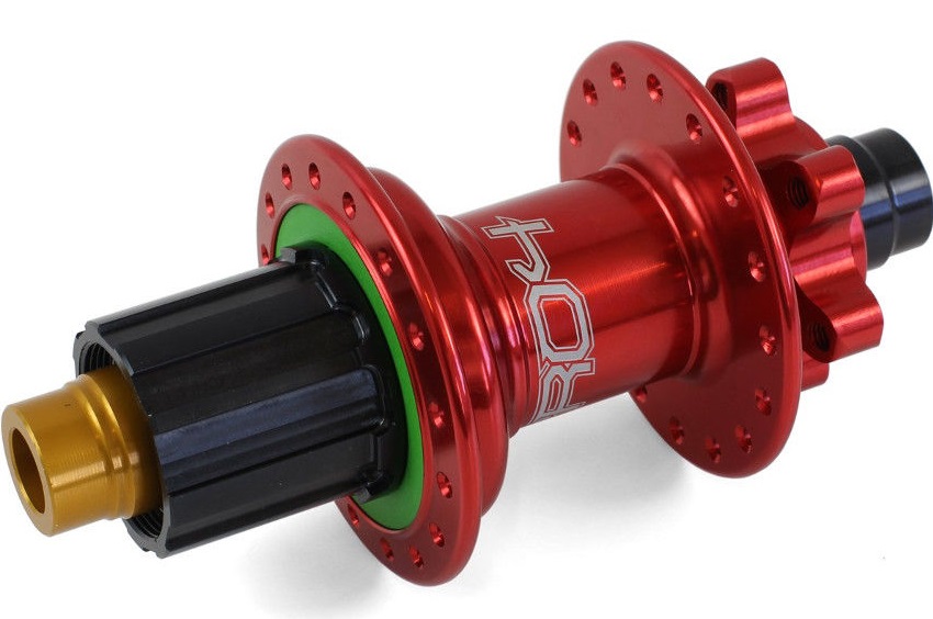 MTB náboj Hope Pro 4 12x142mm červený