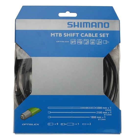 Lanká + bowdeny Shimano Optislick radenie
