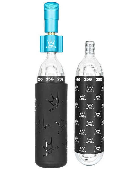 Peaty´s Holeshot CO2 Tyre Inflator 25g Turquoise