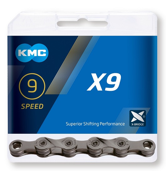 Reťaz KMC X9 Gray krabička