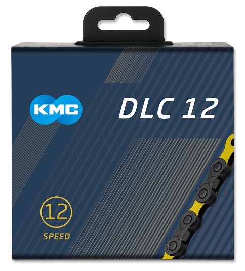 Reťaz KMC X12 DLC Black/Yellow 12sp