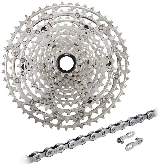 Set Shimano Deore CS-M6100 12sp 10-51z + Deore CN-M6100 12sp 126cl
