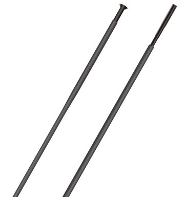 Drát SUNCycle S-Torque Carbon Straightpull čierny