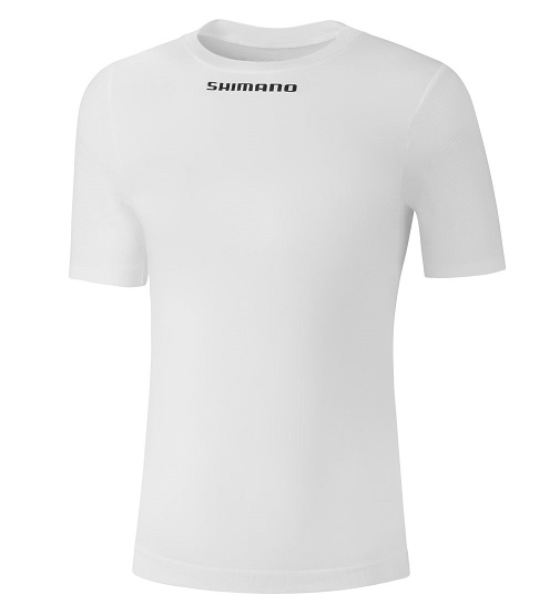 Tričko Shimano Vertex SS Base Layer biele