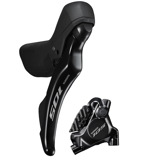 Radenie + brzda Shimano 105 ST-R7120 Flat Mount zadná 12sp