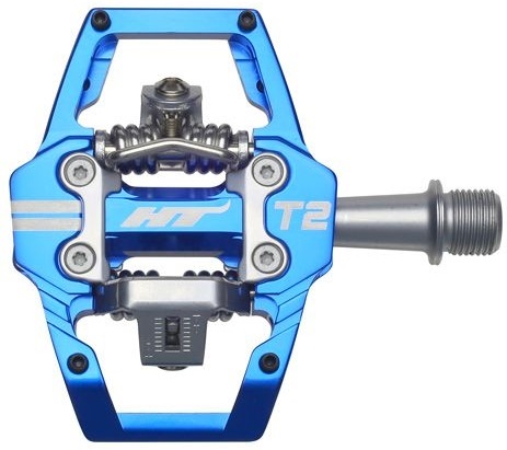 MTB pedále HT T2 modré