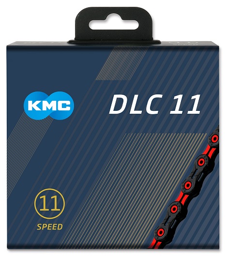 Reťaz KMC X11 DLC Black/Red 11sp