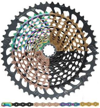 Set kazeta Sram XX1 Eagle XG-1299 12sp 10-52z + reťaz Sram PC XX1 Eagle 12sp