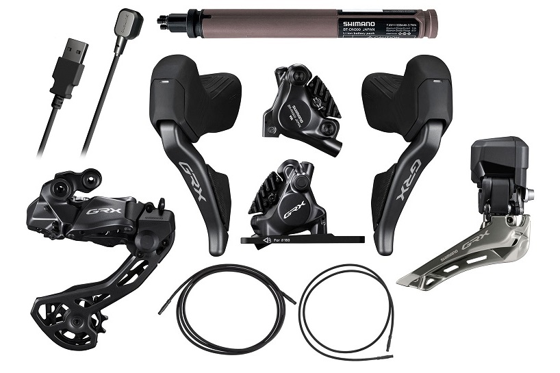 Set Shimano GRX RX825 Di2 Disc 2x12sp