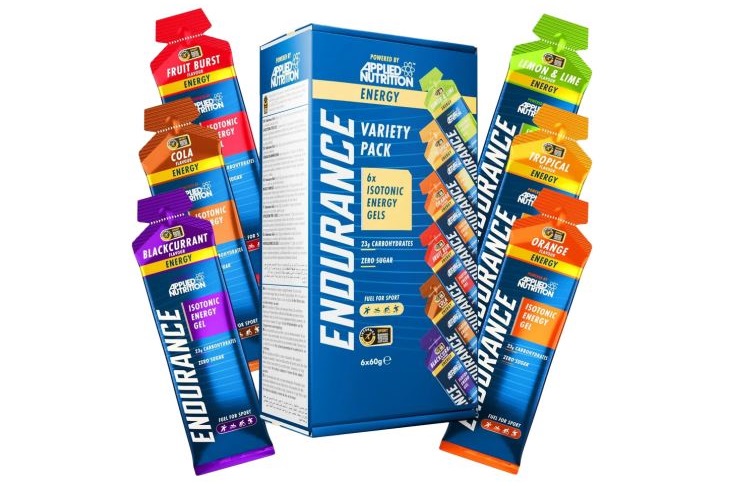 Applied Nutrition Endurance Isotonic Energy Gels Variety Pack 6x60ml