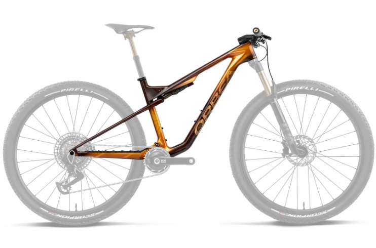 Rámový set Orbea Oiz Carbon OMX 2027 Caramel View - Leo Orange