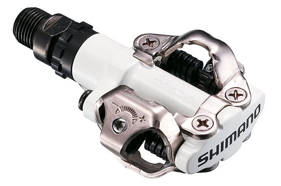 MTB pedále Shimano PD-M520 biele
