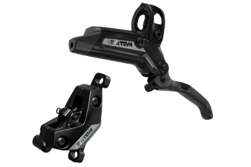 MTB brzda Sram Motive Stealth Silver V2 4P Black predná