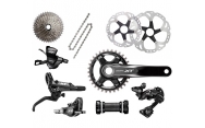 Set Shimano Deore XT M8000 1x11sp + kotúče SM-RT81