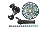 Set Sram XX1 Eagle GripShift Rainbow 1x12sp