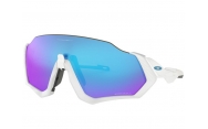 Oakley Flight Jacket Matte White/Prizm Sapphire