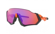 Oakley Flight Jacket Matte Black Neon Orange/Prizm Trail