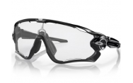 Oakley Jawbreaker Polished Black/Clear to Black Iridium Photochromic