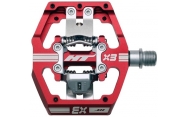 MTB pedále HT X3 červené