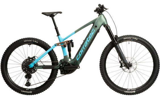 Corratec E-Power RS 160 LTD Light Blue/Dark Green 800Wh