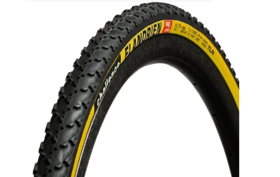 Cross plášť Challenge Flandrien Pro 700x33C TLR kevlar Black/Tan