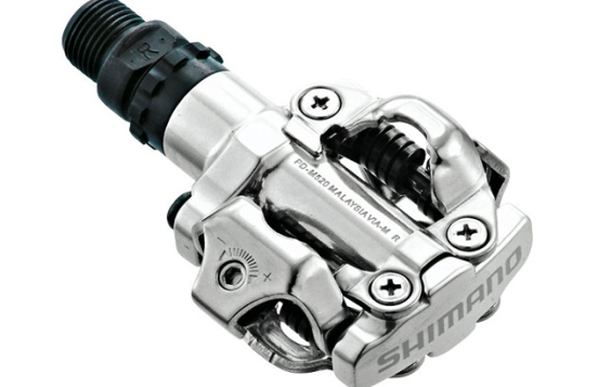 MTB pedále Shimano PD-M520 strieborné