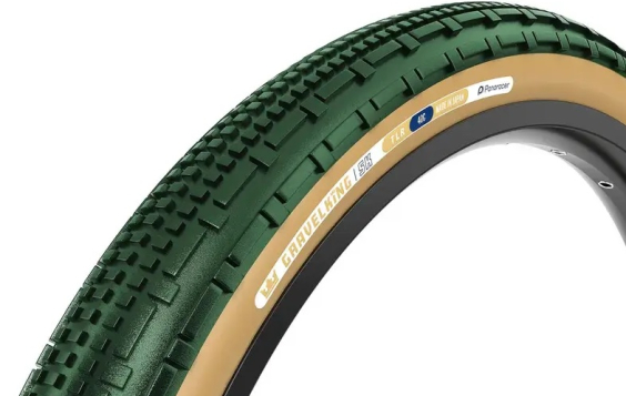 Cross plášť Panaracer Gravelking SK TLR 700x45C Limited British Racing Green/Brown
