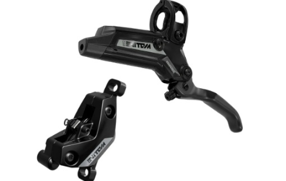 MTB brzda Sram Motive Stealth Silver V2 4P Black predná